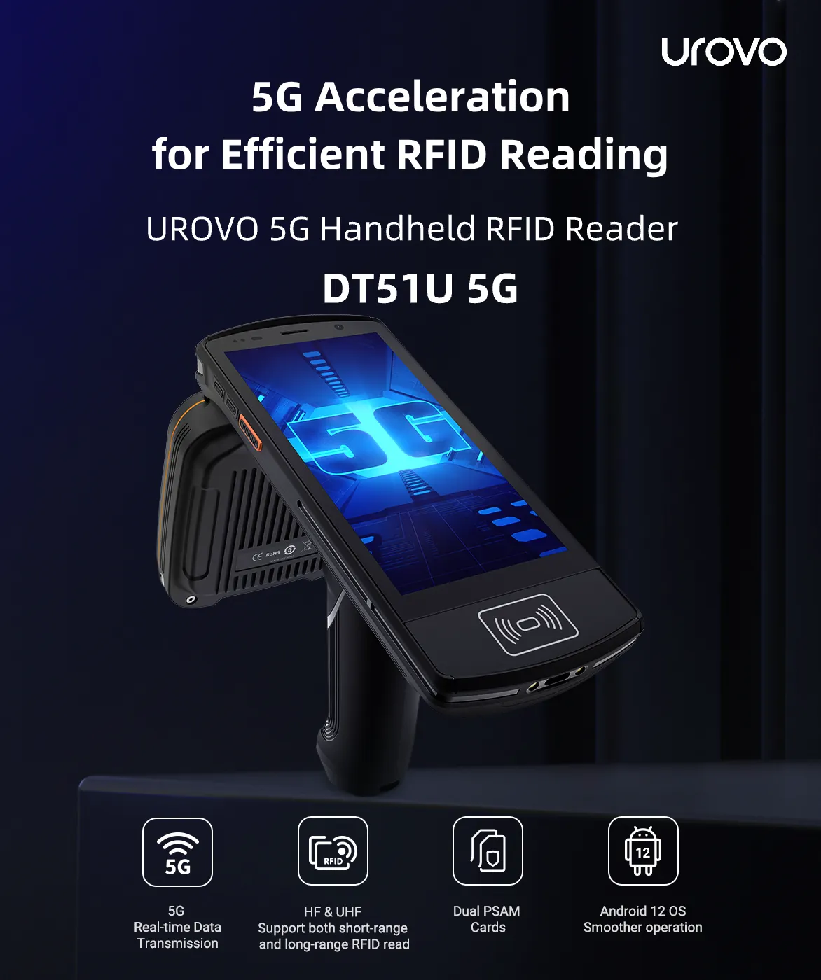 Tackling Application Challenges of UROVO 5G Handheld RFID Readers