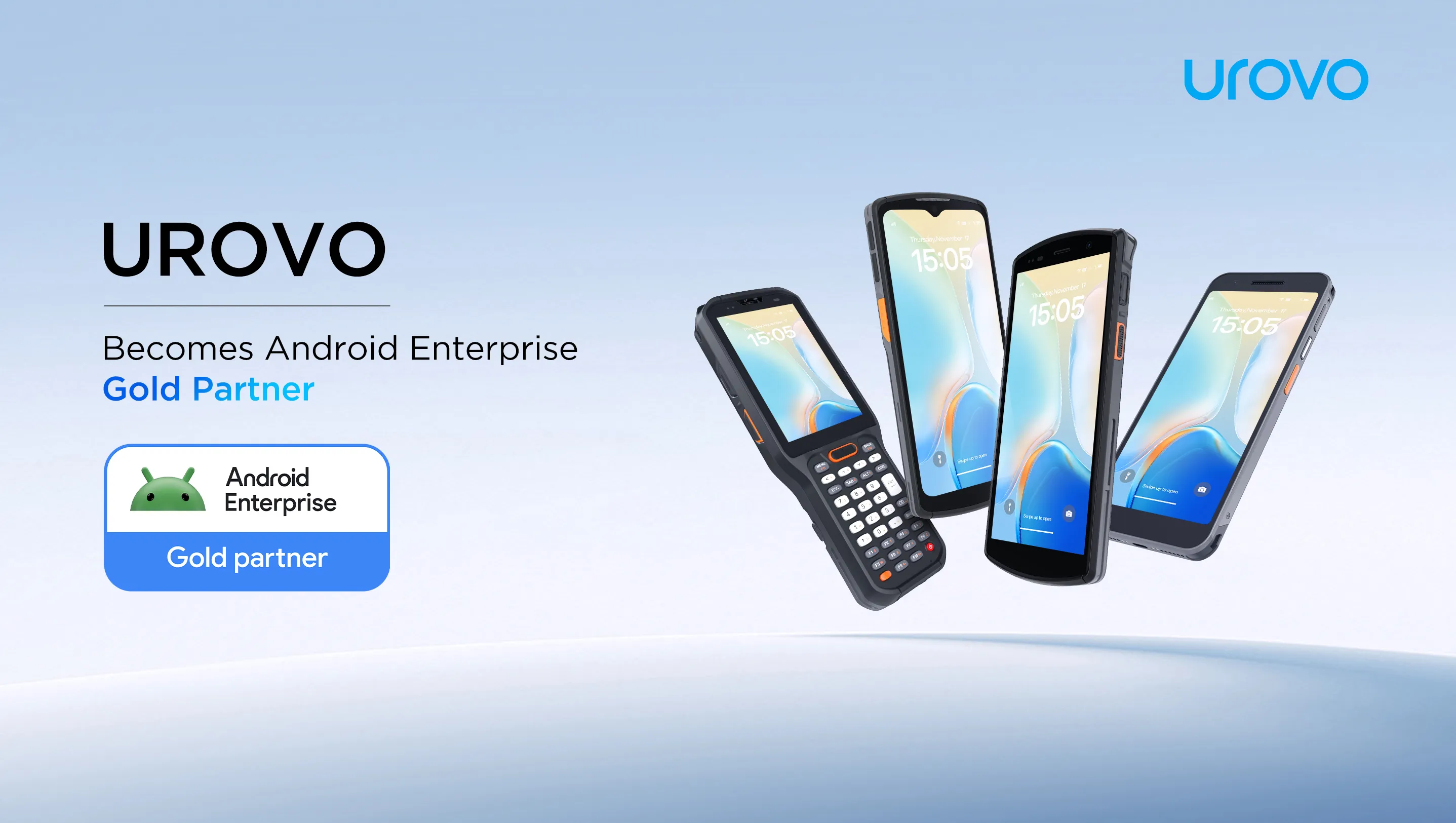 UROVO Recognized as Google’s Android Enterprise Gold Partner