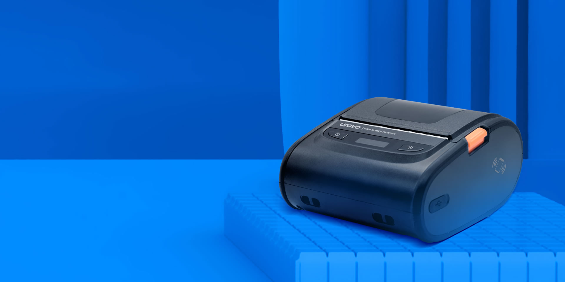 M&aacute;y in tem di động Urovo K329 &ndash; Bluetooth NFC, in decal v&agrave; bill nhiệt, 450g, chống rơi 1.5m
