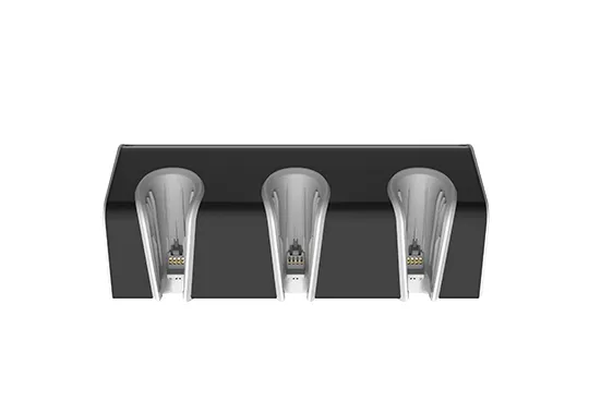 Locking Three-slot Charging Cradle